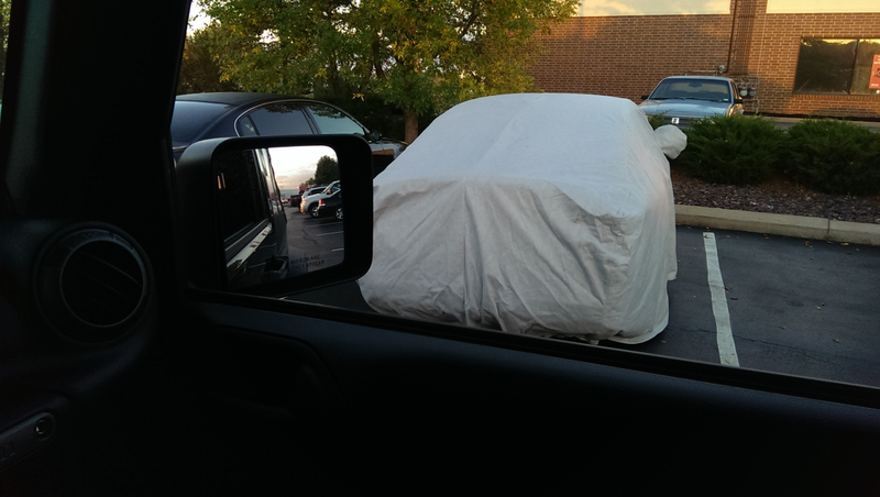 Illustration for article titled Spotted This Pre-Production Car This Morning